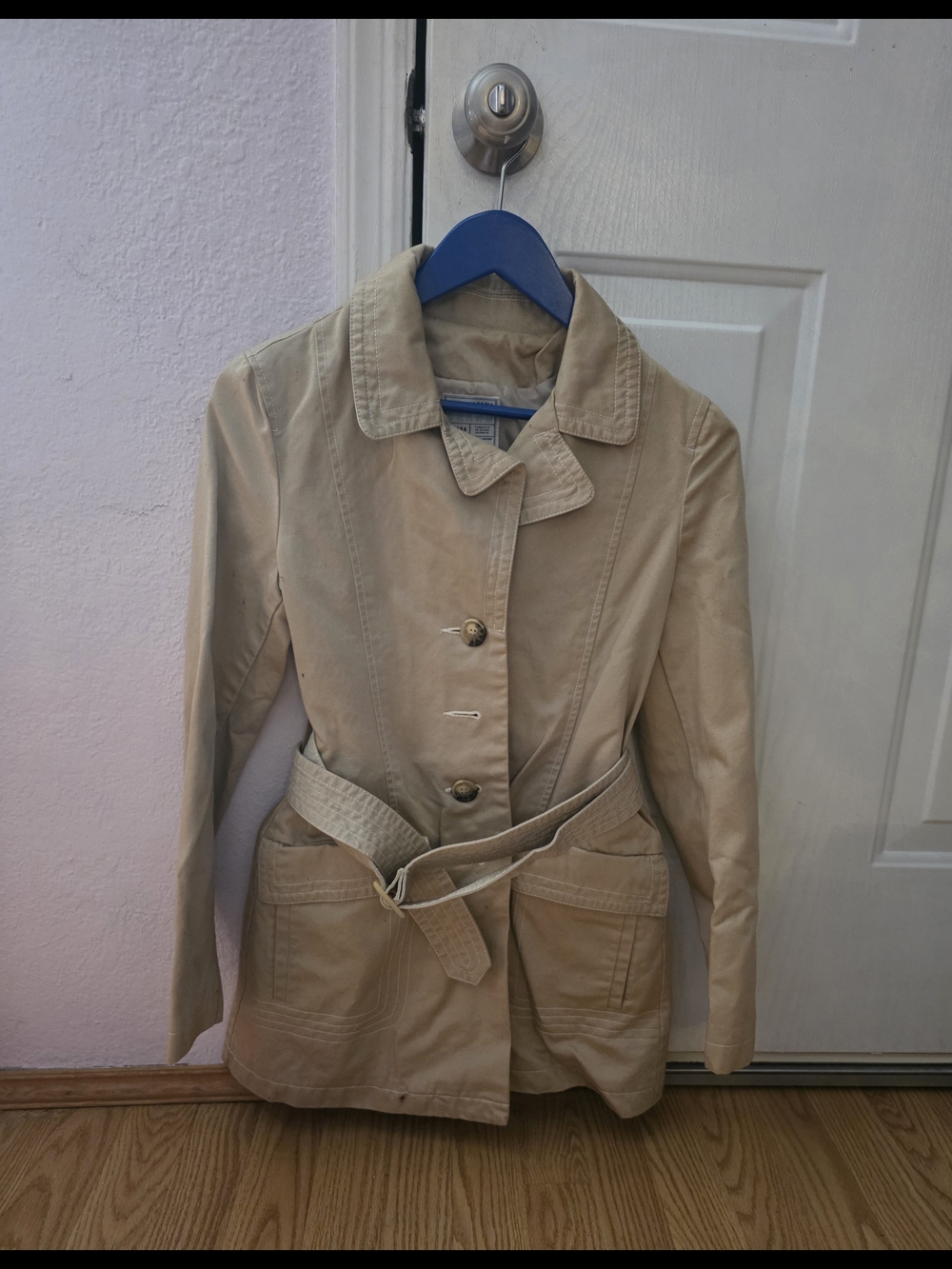 Old Navy Tan Trench Coat with Belt